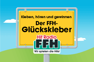 FFH-Glückskleber Kleben, FFH hören und gewinnen! 