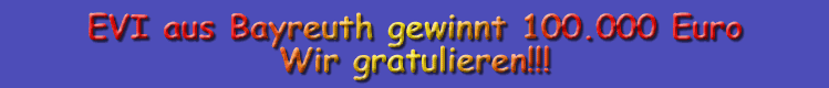 Evi gewinnt 100000 Euro